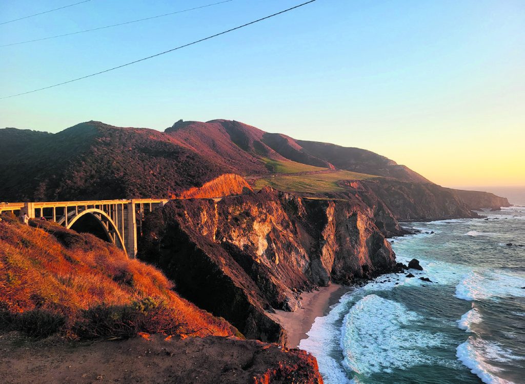 roadtrip i USA på highway 1